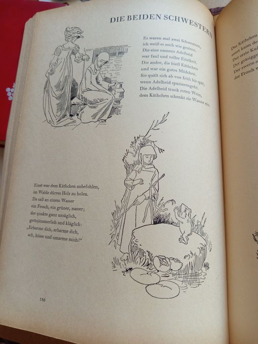Албум -комикс на Вилхелм Буш с приказки на немски език