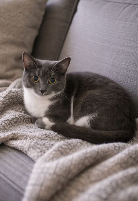 Молодая ласковая кошка ищет дом