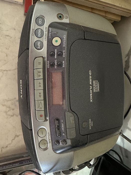 Sony radiocasetofon