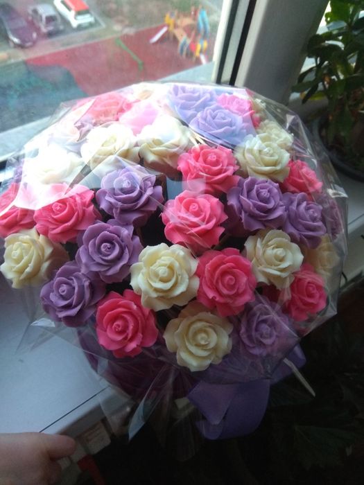 Молды для шоколадных роз