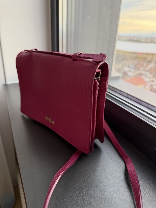 Чанта,Furla,цвят фуксия
