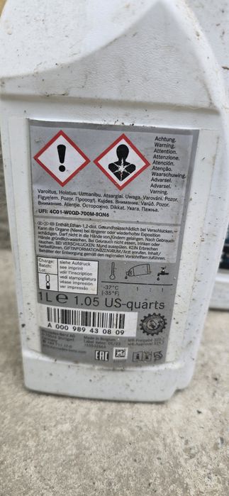 Antigel Mercedes mb 325.7