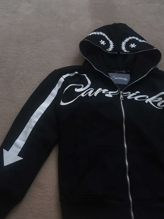черная кофта "CARSICKO" | размеры ( S;M )