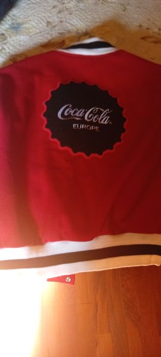 Geacă de colegiu originală Coca Cola  (Personalizată