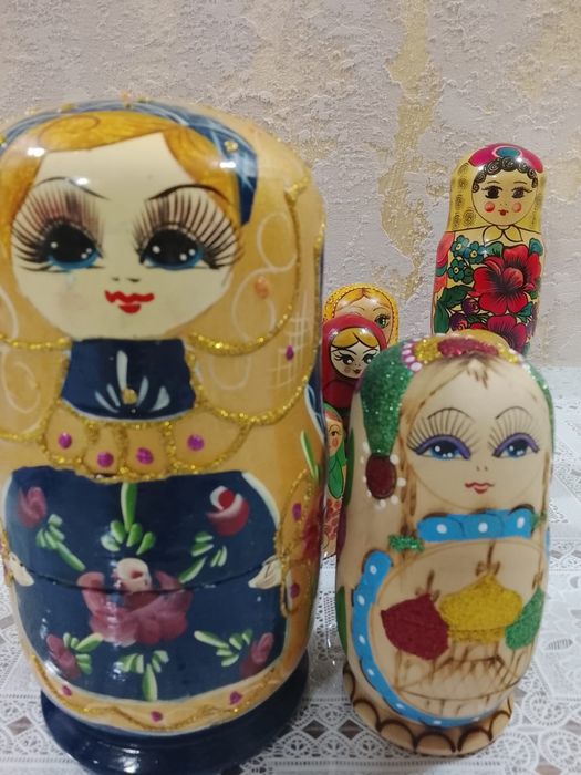 Огромные Старинные Коллекционные матрёшки 50 -60 годы  ссср.