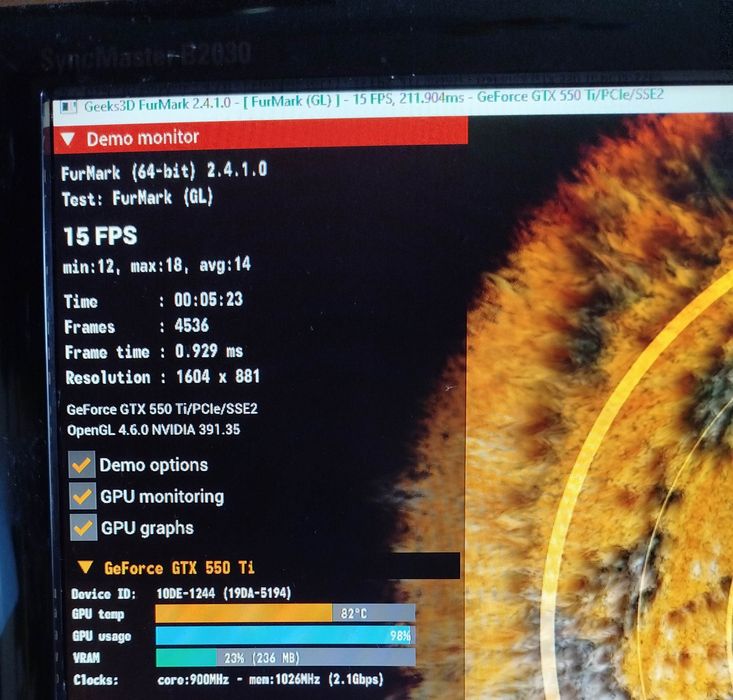 Компьютер с gtx 550ti