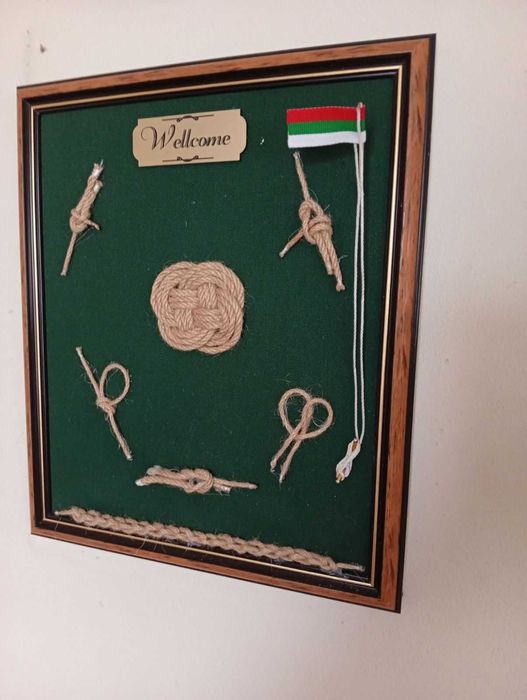 Ръчно изработено морско табло – естествени материали