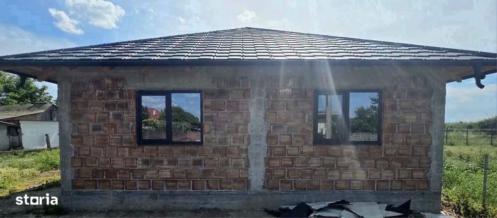 De vanzare casa noua, suprafata construita 100mp, teren 500mp,3 camere