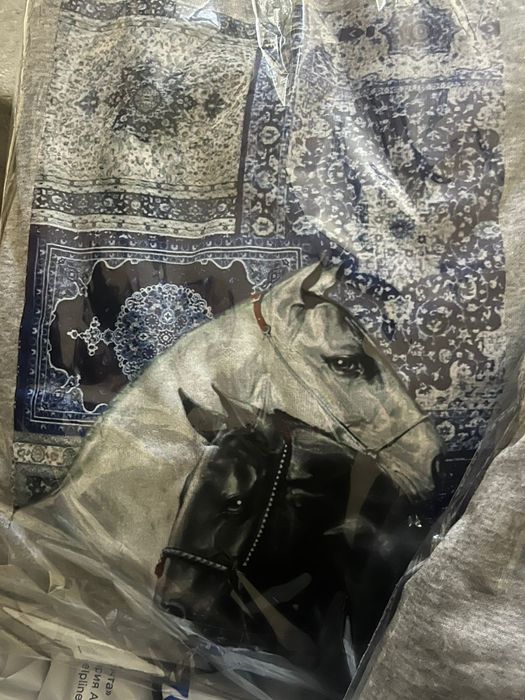 Кофта серая с принтом