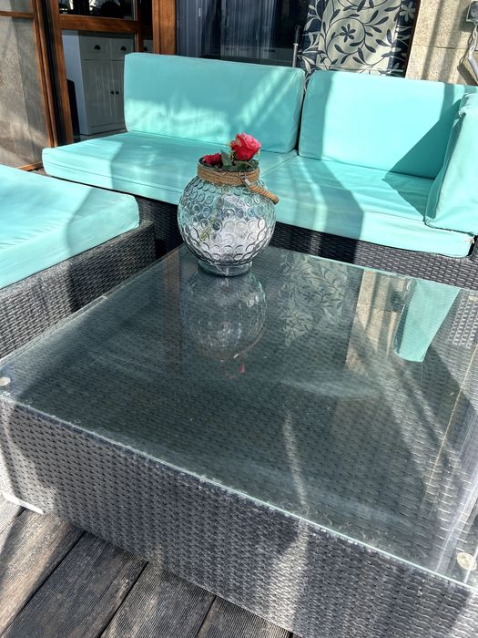 Градински ратанов сет – 4 части с възглавници