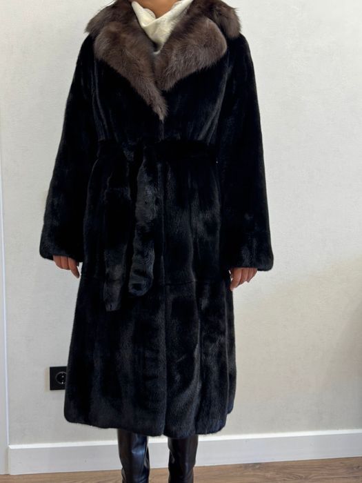 Шуба стриженная норка