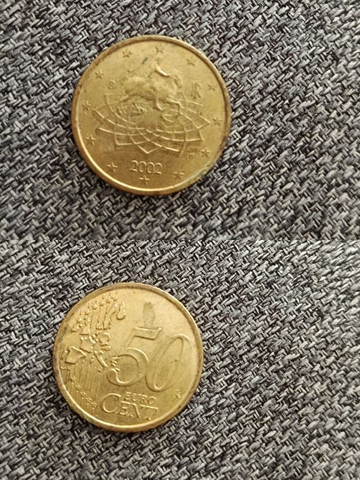 Moneda rara 50 cent