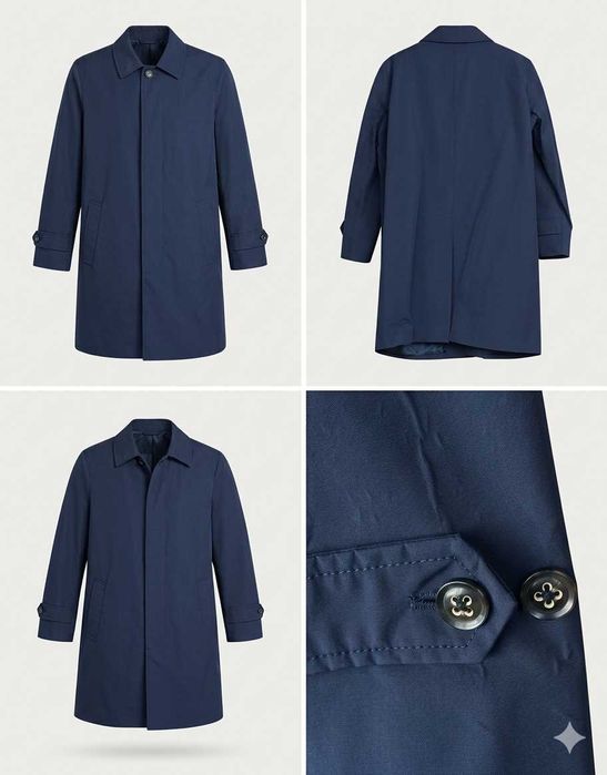 Дамски елегантен  шлифер овърсиз размер М