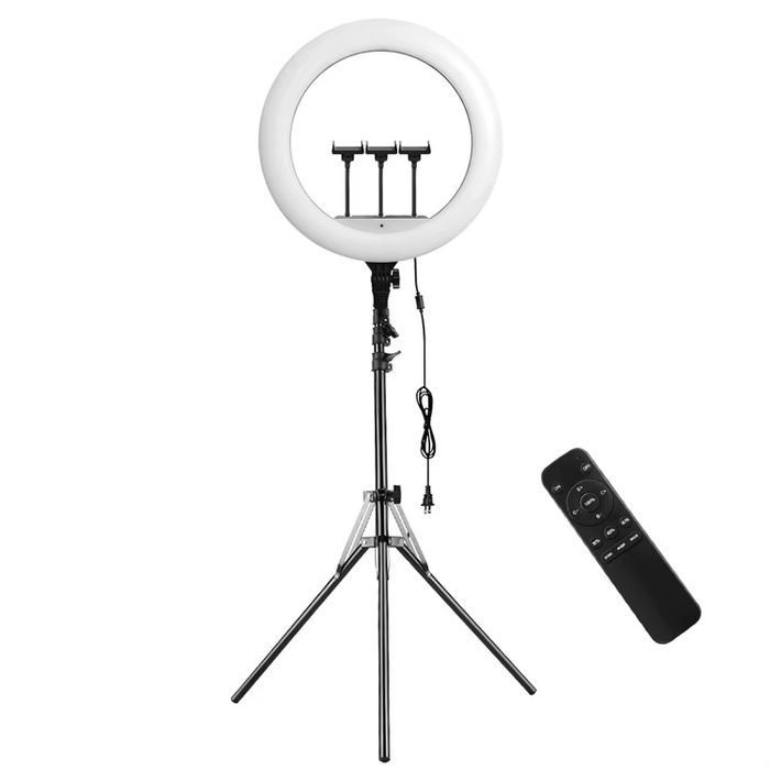 Кольцевая лампа JMARY профессиональная с ярким равномерным светом.