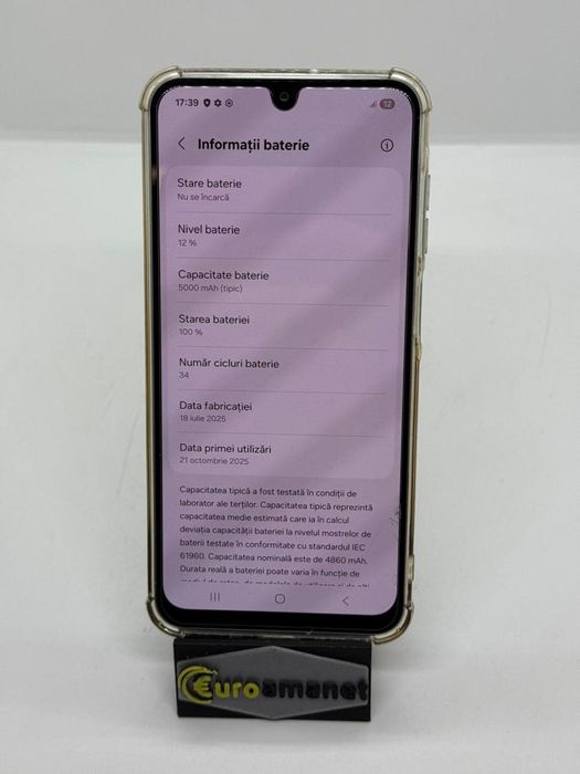 Telefon mobil Samsung Galaxy A17, Dual SIM, 8GB RAM, 256GB, 5G -A-