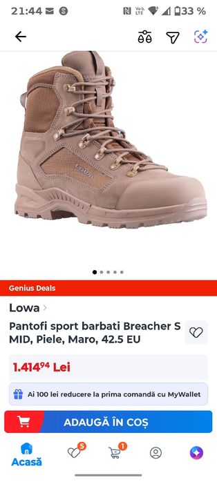 Bocanci LOWA Breacher S Mid