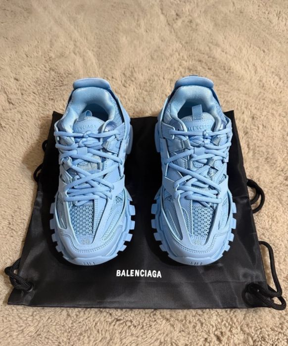 Balenciaga track baby blue