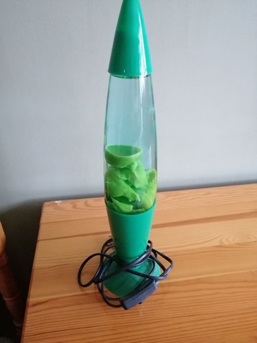 Восъчна зелена лампа