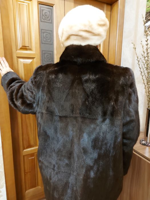 Норковая шуба.  Размер 54-62