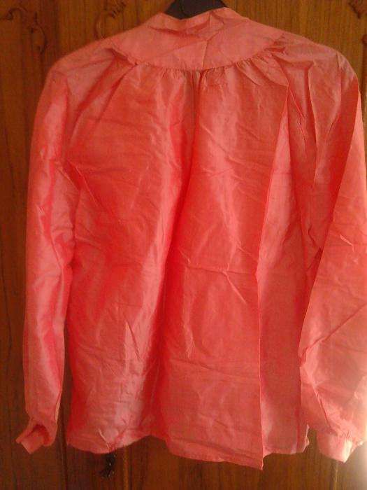Bluza din matase tailandeza, marimea M, culoarea corai
