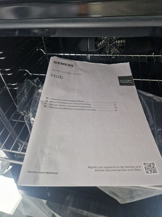 Фурна с котнони Siemens A+ Black
