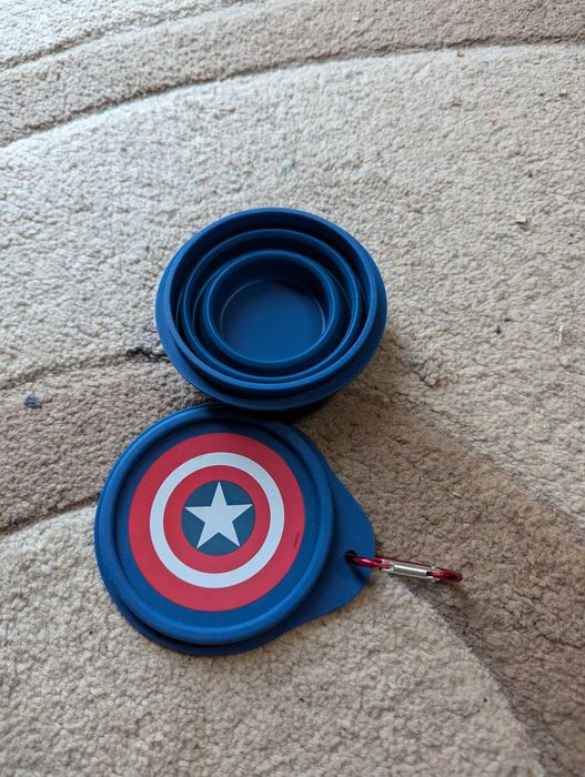 Сгъваема чаша за къмпинг Капитан Америка