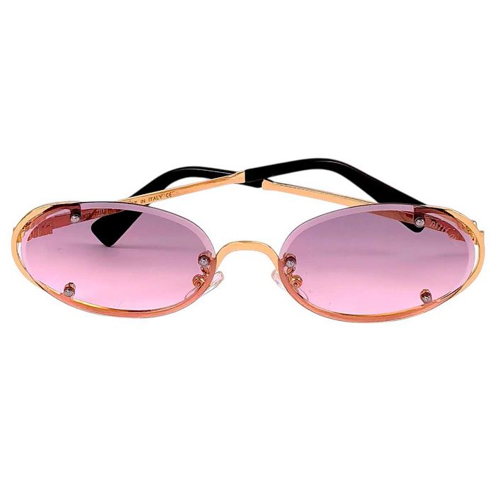 Miu Miu Oval 2027 Дамски слънчеви очила с овална форма и интересна рамка