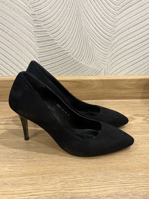 черные туфли, размер 37