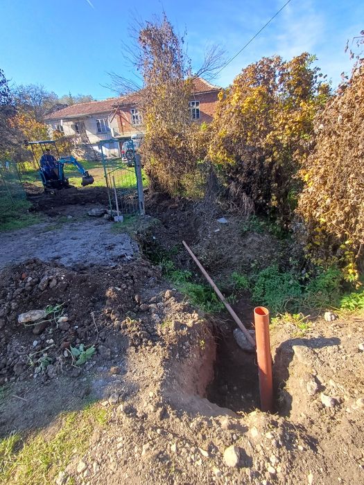 Услиги с мини багер, бобкат и самосвал