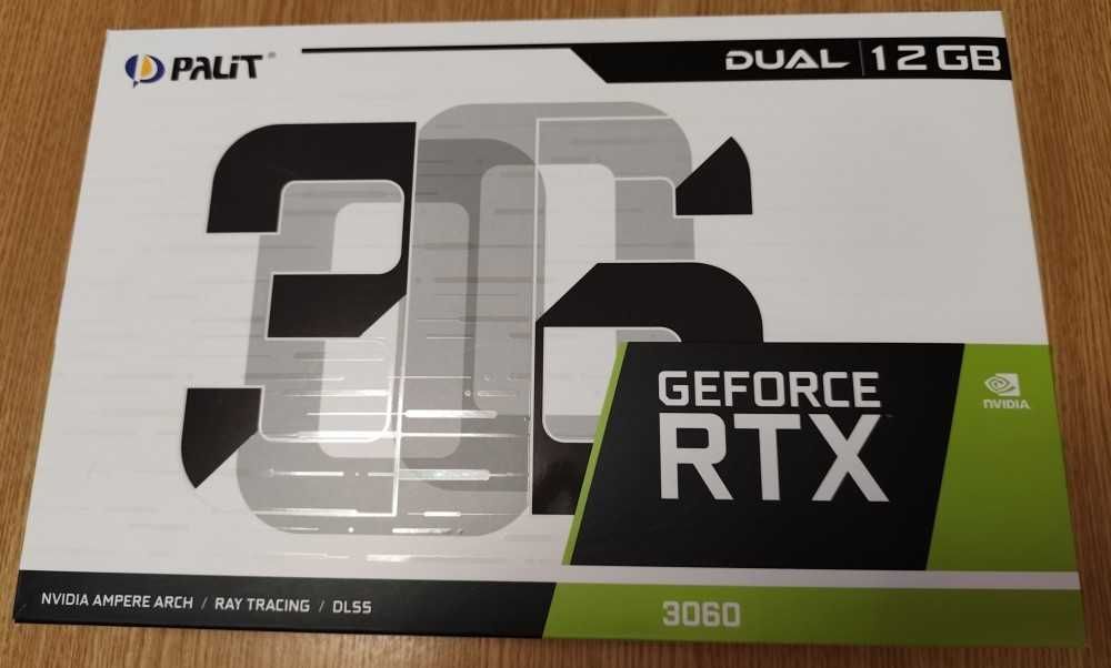 PLACA VIDEO Palit GeForce® RTX™ 3060 Dual LHR, 12GB GDDR6, 192-bit