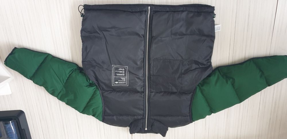 Lacoste Monogram Down  L / XL Oversize НОВО! ОРИГИНАЛ Зимно пухено Яке