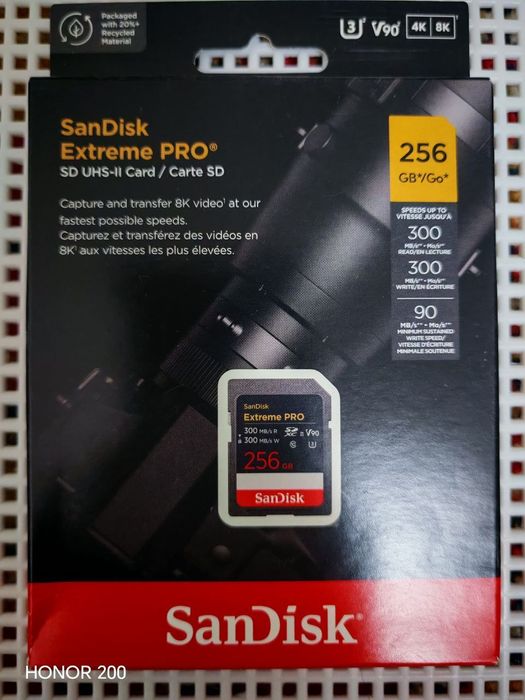 SanDisk Extreme Pro SD 256gb 300mb/s