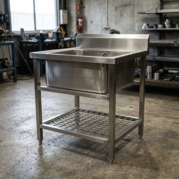 Мойка для кухни (Nerjaveyka / Нержавейка) 1-секционная Юнусабад