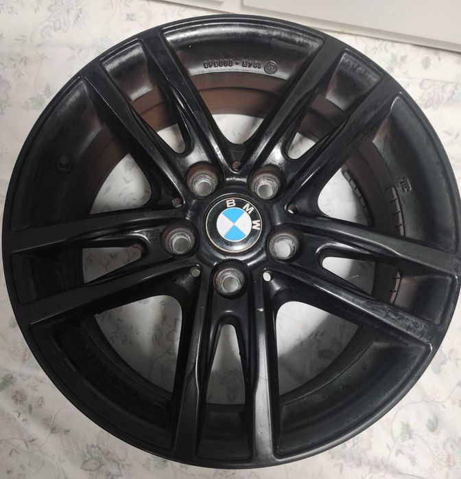 Set jante aliaj BMW 16" originale Seria 3 cu senzori TPMS HUF montați