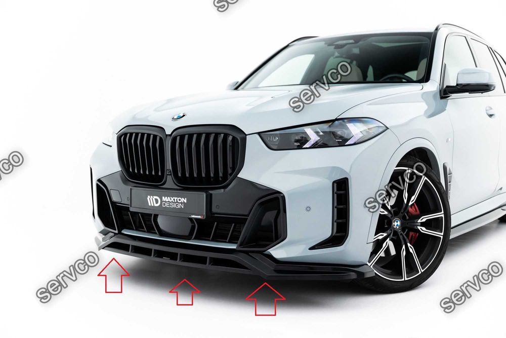 Pachet Set Splitter Exterior Lip Prelungiri Body kit tuning Bmw X5 G05 M-Pachet Facelift 2023- v7 - Maxton Design