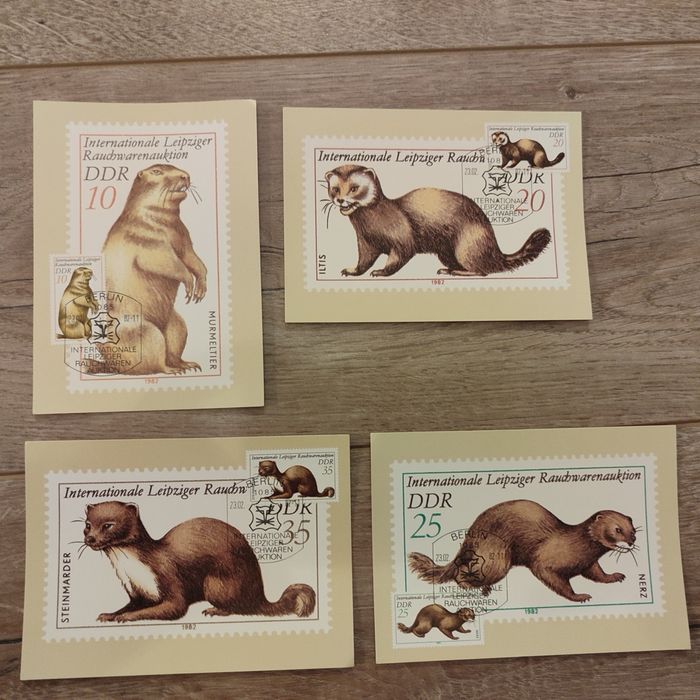 Timbre, maxicărți Germania (RDG)