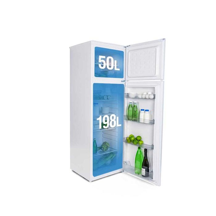 Нов хладилник/фризер с горна камера  Muhler SUF166WE  165 см