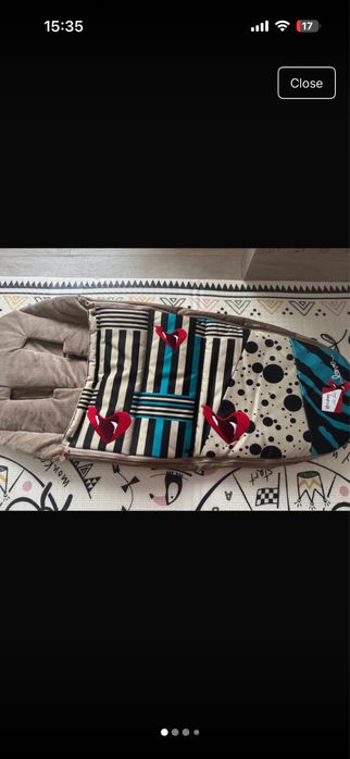 Husă de iarnă pt cǎrucior Cybex Platinum - Karolina Kurkova (One Love)