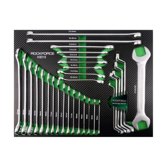 Шкаф количка с инструменти 274части + 12 подаръка ROCKFORCE