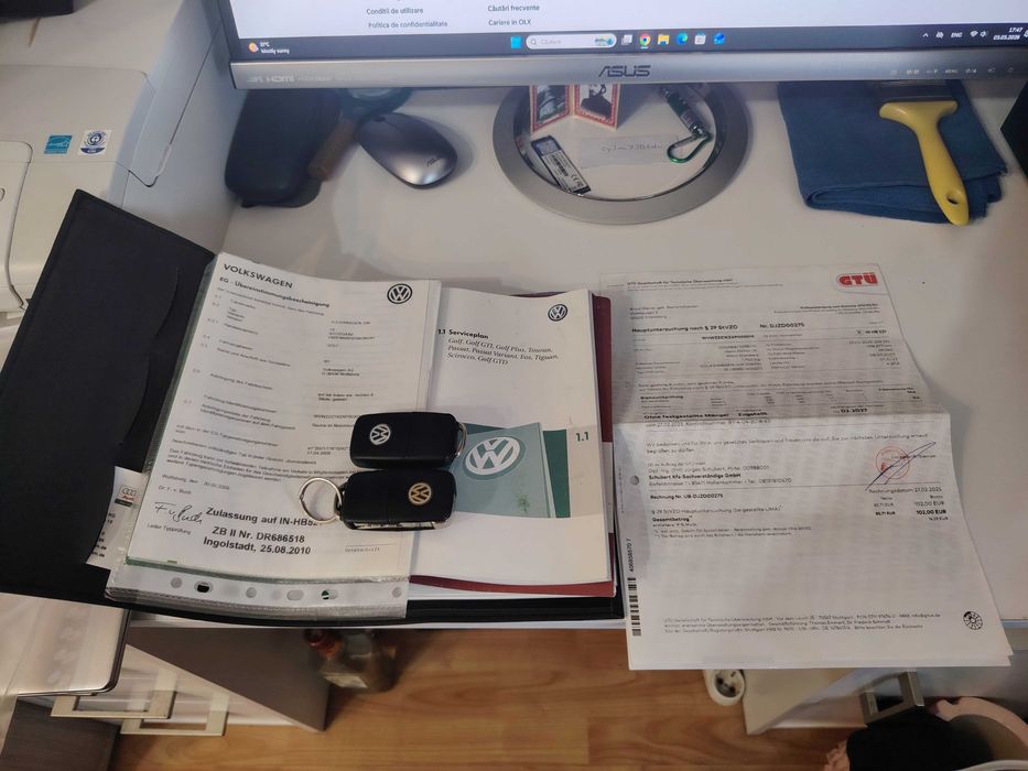 VW Golf VI , 1,4 Benzina MPI ,EURO 5 prov Germania
