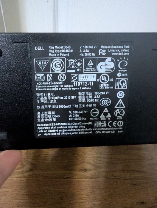 PC Dell optiplex 3010 placa video gtx 750 de 4gb