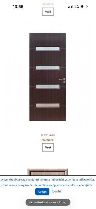 4 uși Castilio echipate