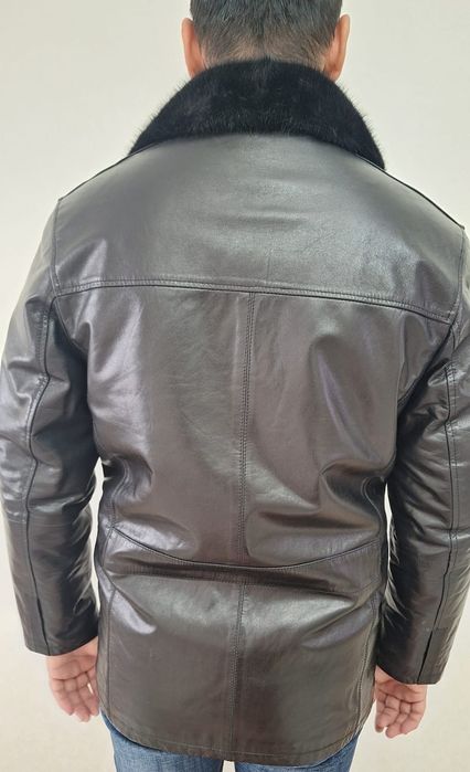 Продам кожанная мужская дубленка