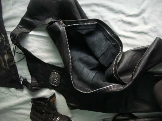 Спец одежда Профес. Кожаные Штаны Для байкеров на мотоцикле ездить