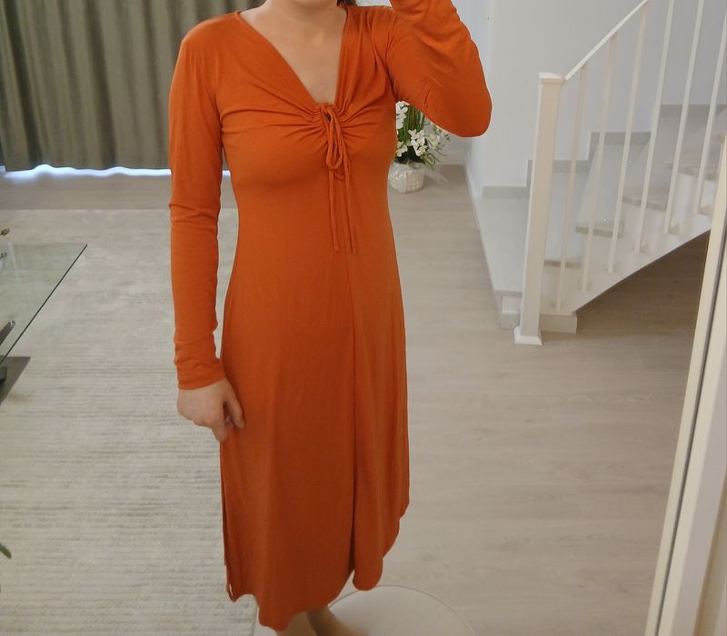 Rochie midi  Stradivarius, nouă