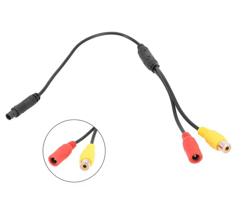 Преходник за камера за заден ход/задно виждане  от  CVBS към RCA рца