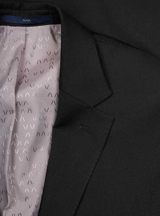 Sacou blazer de lux 50 L slim Eduard Dressler lana super 130's negru