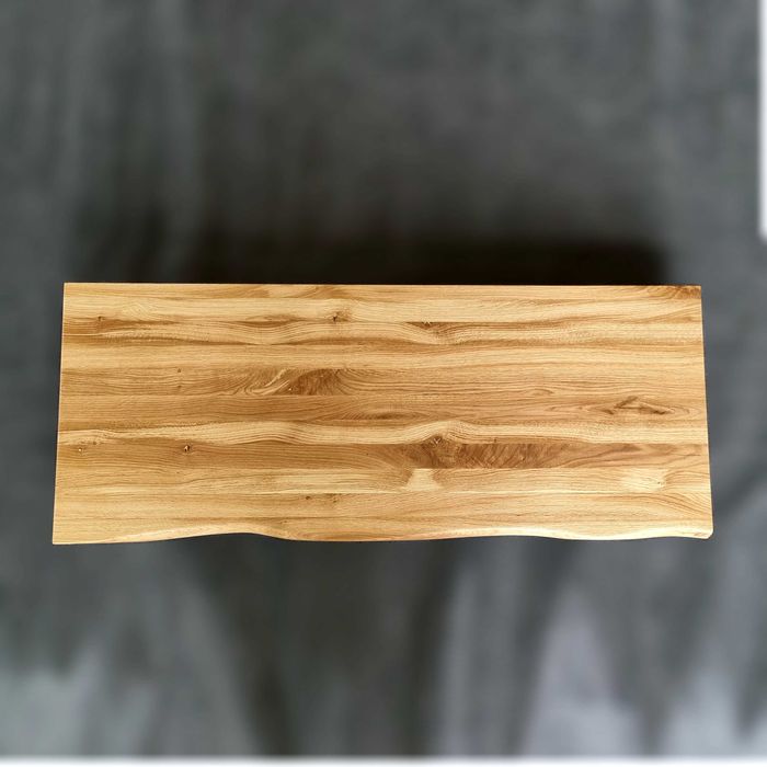 Масивен дъбов плот 200x85x40, масло, “жив ръб