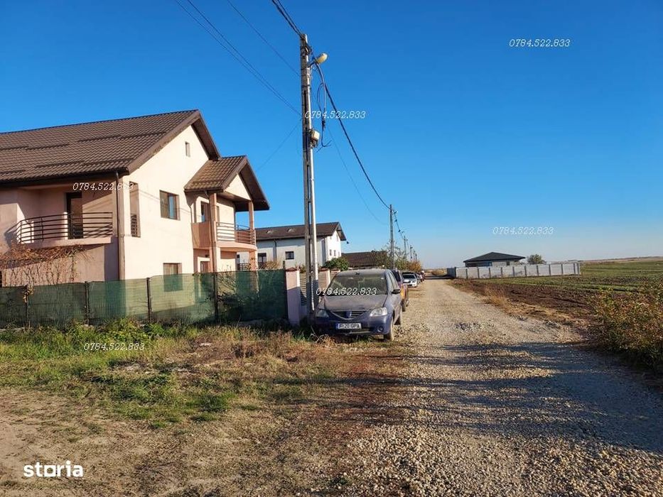 Teren intravilan dubla deschidere in comuna utilitati Berceni IF