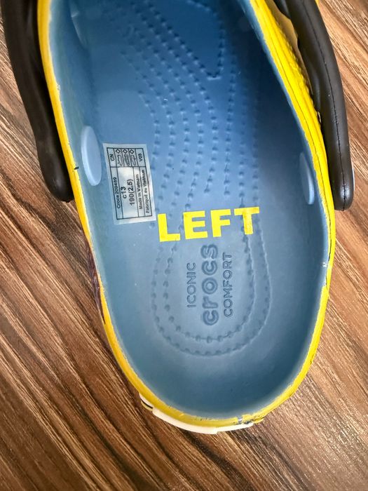 Кроксы Crocs  "Миньоны" на скидке !!!